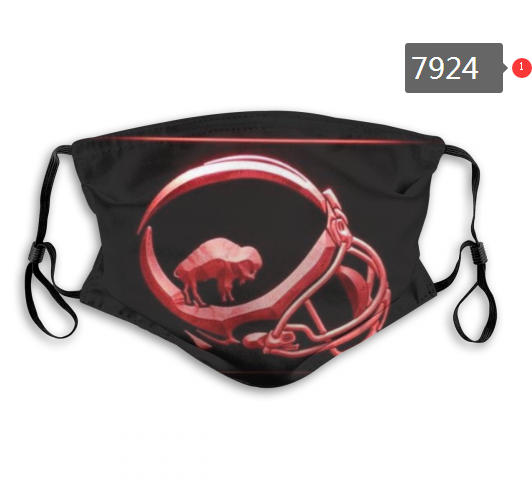 NFL 2020 Buffalo Bills #5 Dust mask with filter->nfl dust mask->Sports Accessory